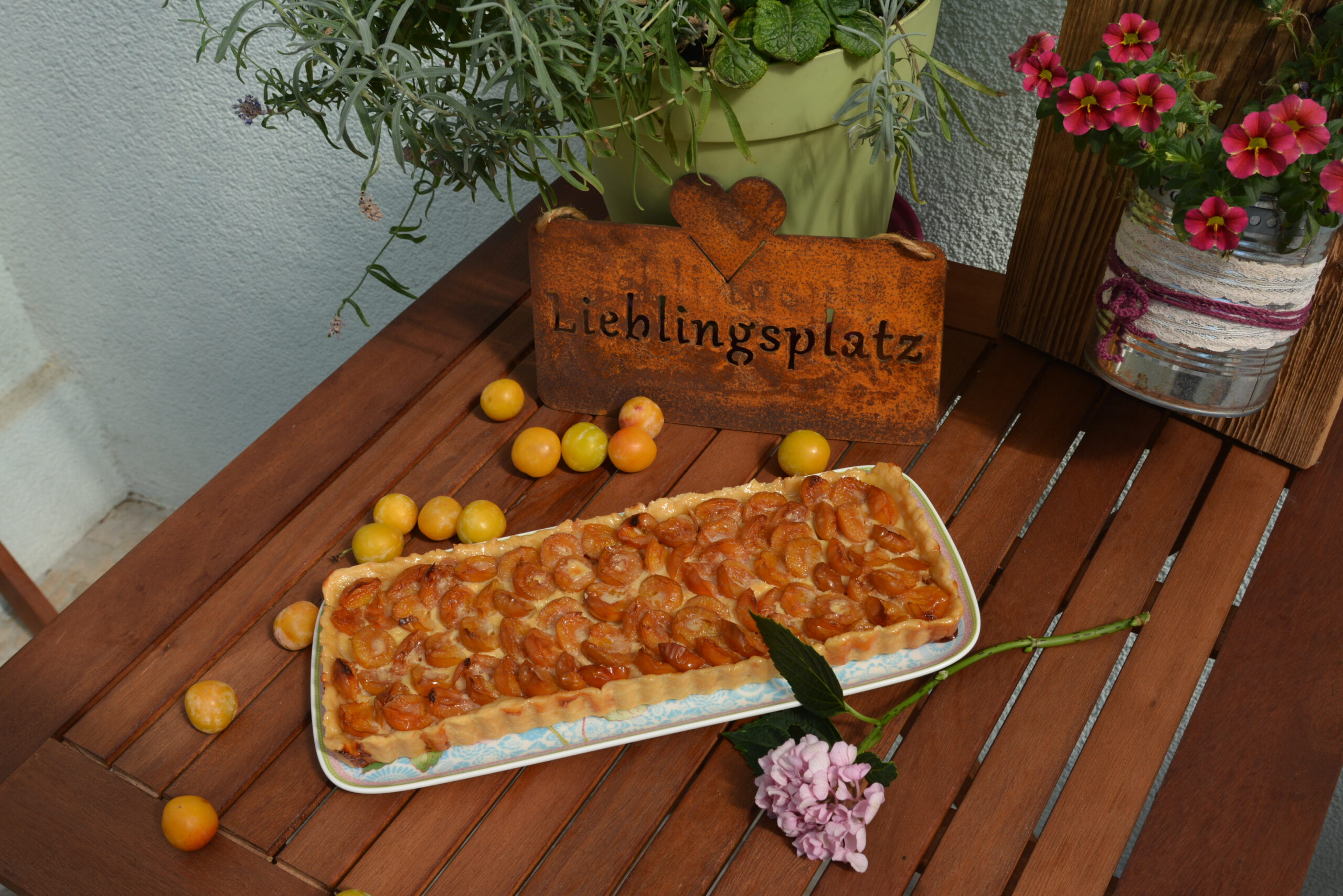 Rezept: Mirabellentarte - Bertis Wiese Rezept: Mirabellentarte - Bertis Wiese